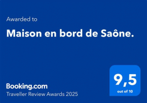 Maison en bord de Saône.